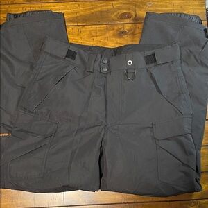 Men's Black Winter Tactical Snow Pants. Ski or Hiking Pants. Size Small NWOT
